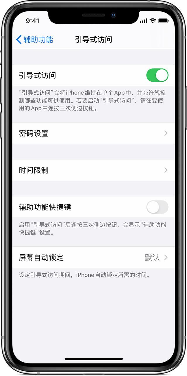 城中苹果手机维修分享如何在 iPhone 上退出引导式访问 